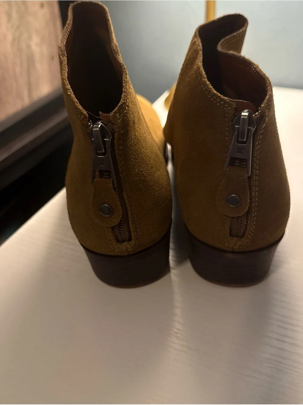 Lucky Brand suede ankle